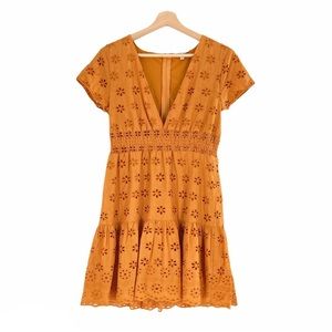 Charlotte Russe Marigold Eyelet Dress 2X